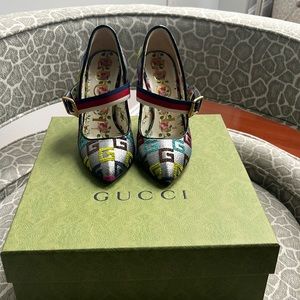 GUCCI SYLVIE MULTI COLOR PUMP